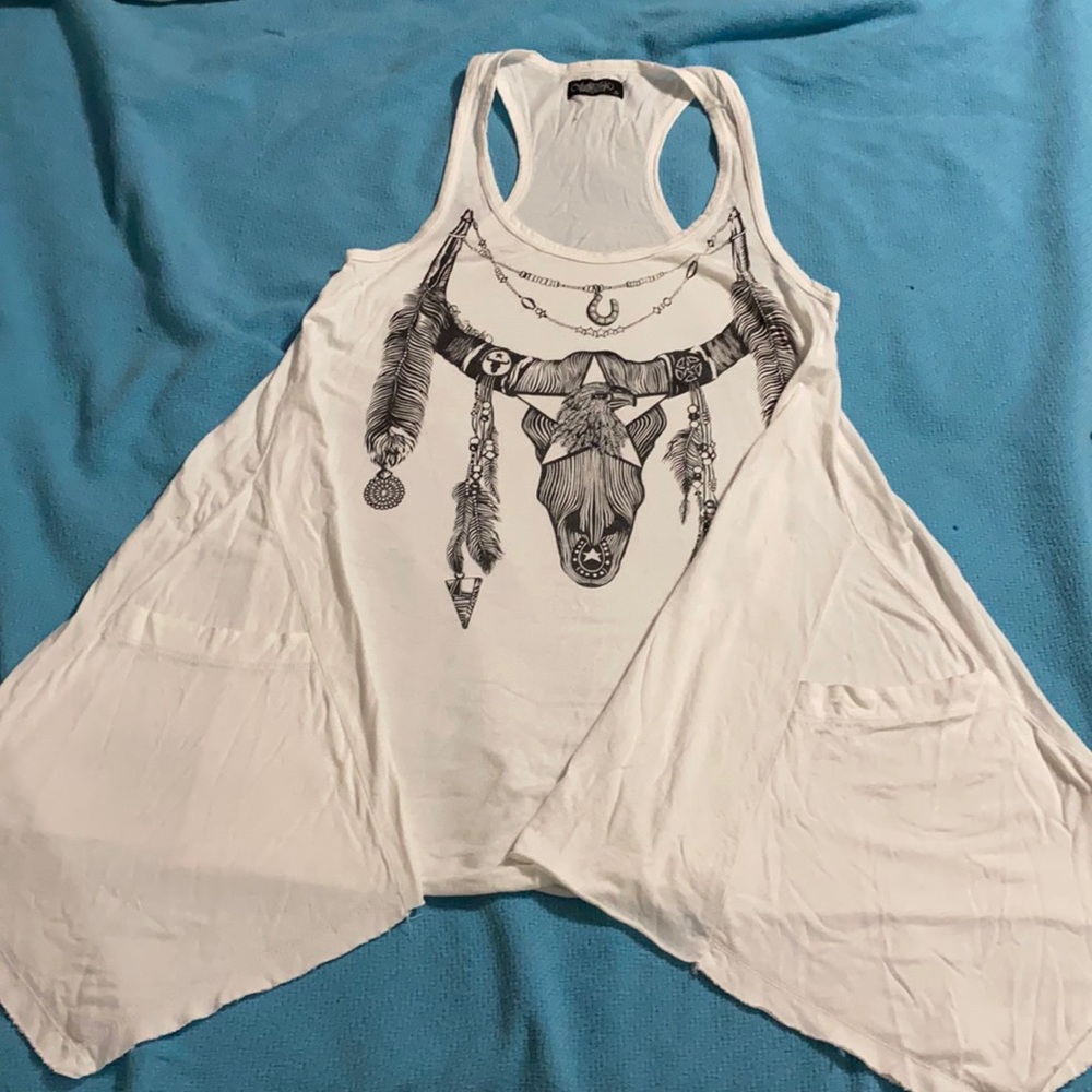 Lauren Moshi tank with pocket